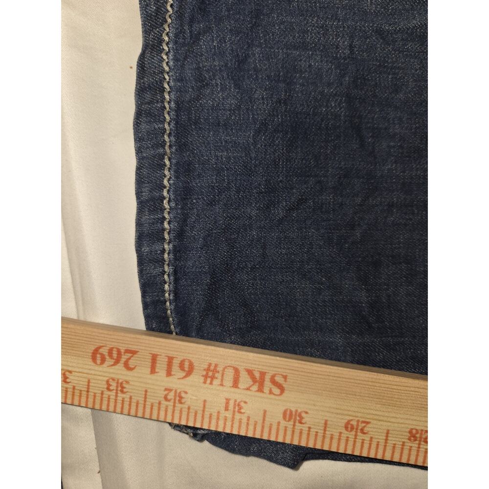 Buckle BKE Jeans Mens Seth Straight Leg 36x32 Denim Dark Wash Distressed - Picture 3 of 4